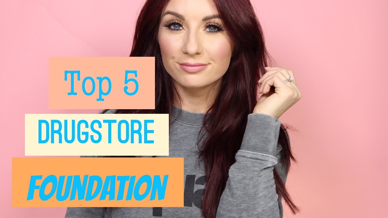 Top 5 Drugstore Foundations | For All Skin Types