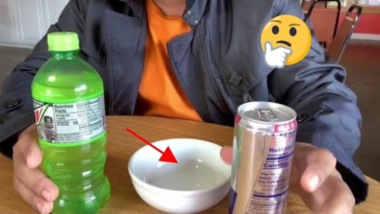 What happens when we mix Diet Mountain Dew & Red Bull and then Drink? YouTube