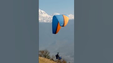 Paragliding in Pokhara Nepal #nepal #paragliding