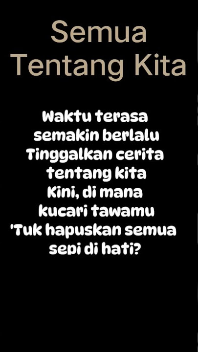 waktu terasa semakin berlalu #lyrics