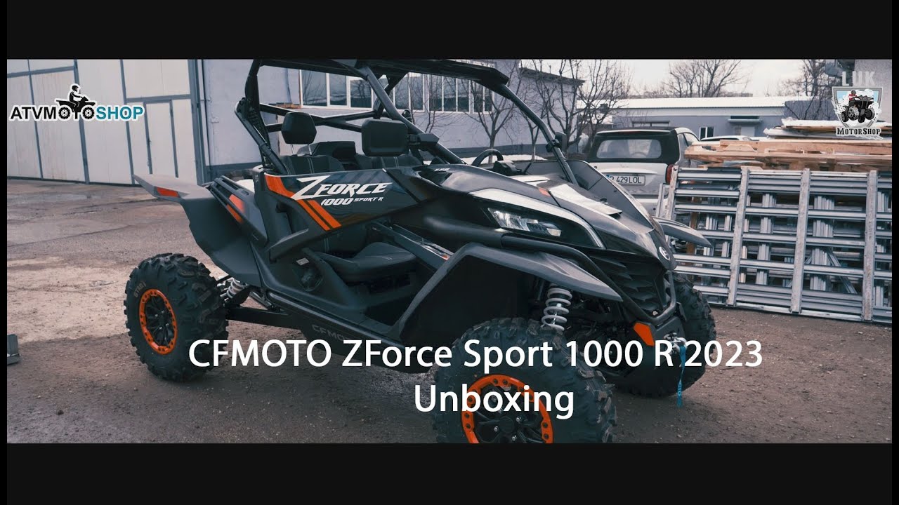 💥NEW CFMOTO ZForce Sport 1000 R 2023 💥 - Unboxing - First R model now  avaible 