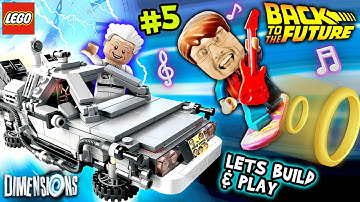 Lets Build & Play LEGO Dimensions #5: Going Back to the Future (DeLorean Time Machine & Hoverboard)