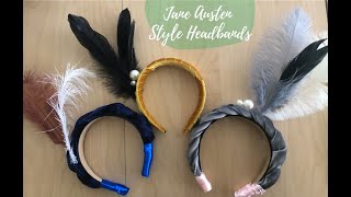 Create your own Jane Austen style headbands.