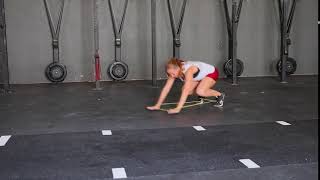 Resistance Band Assisted Frog Jumps