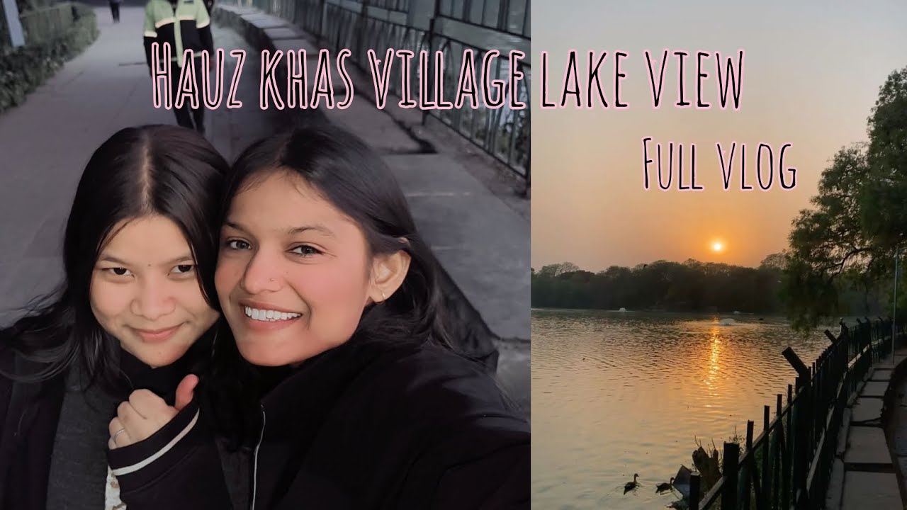 Delhi's Most Beautiful Lake? | Hauz Khas Lake Vlog
