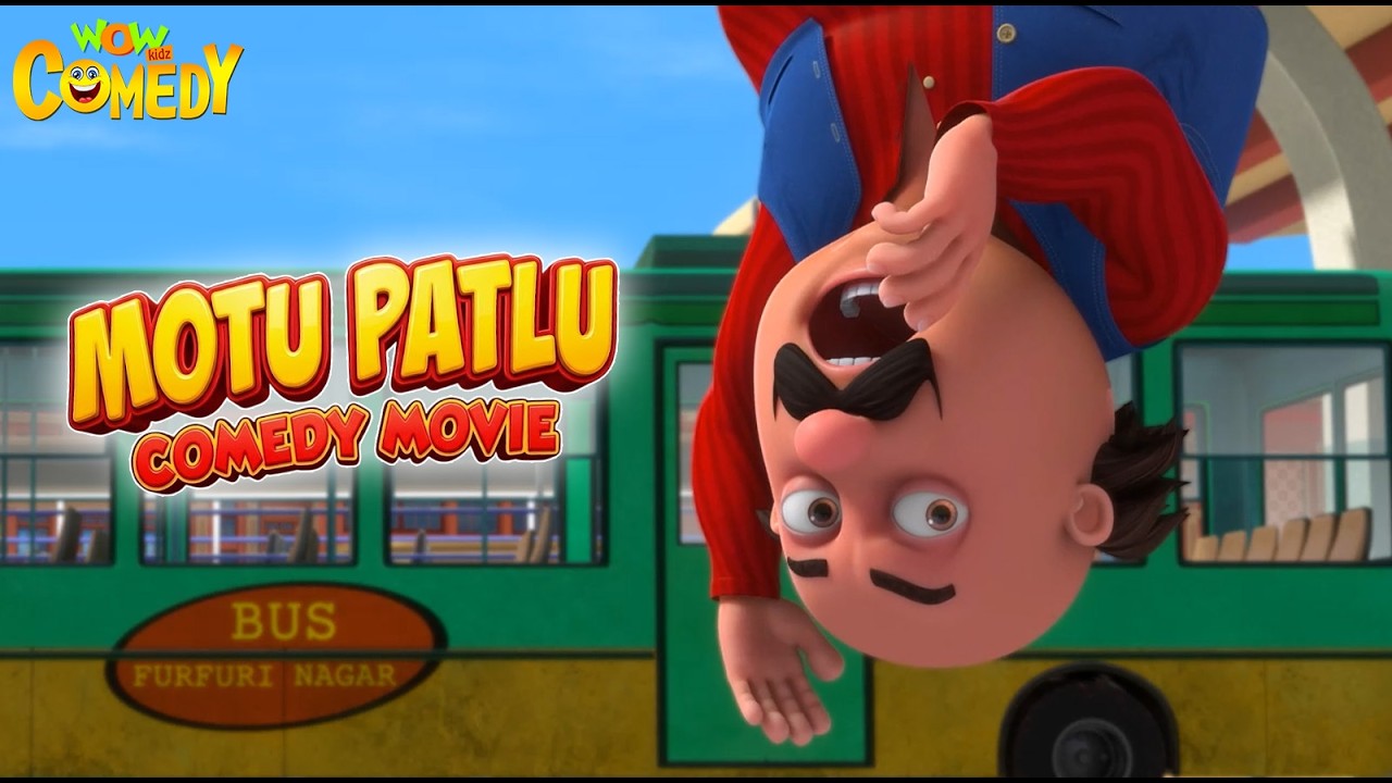 Motu Move Bus Bus Stand Pe Hungama 🚌😄 | Motu Patlu Full Movie | Kids Animated Movies ...