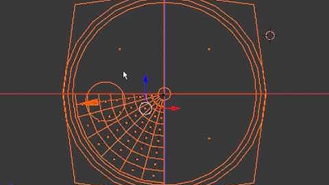 Touch control stick for the Blender player for android