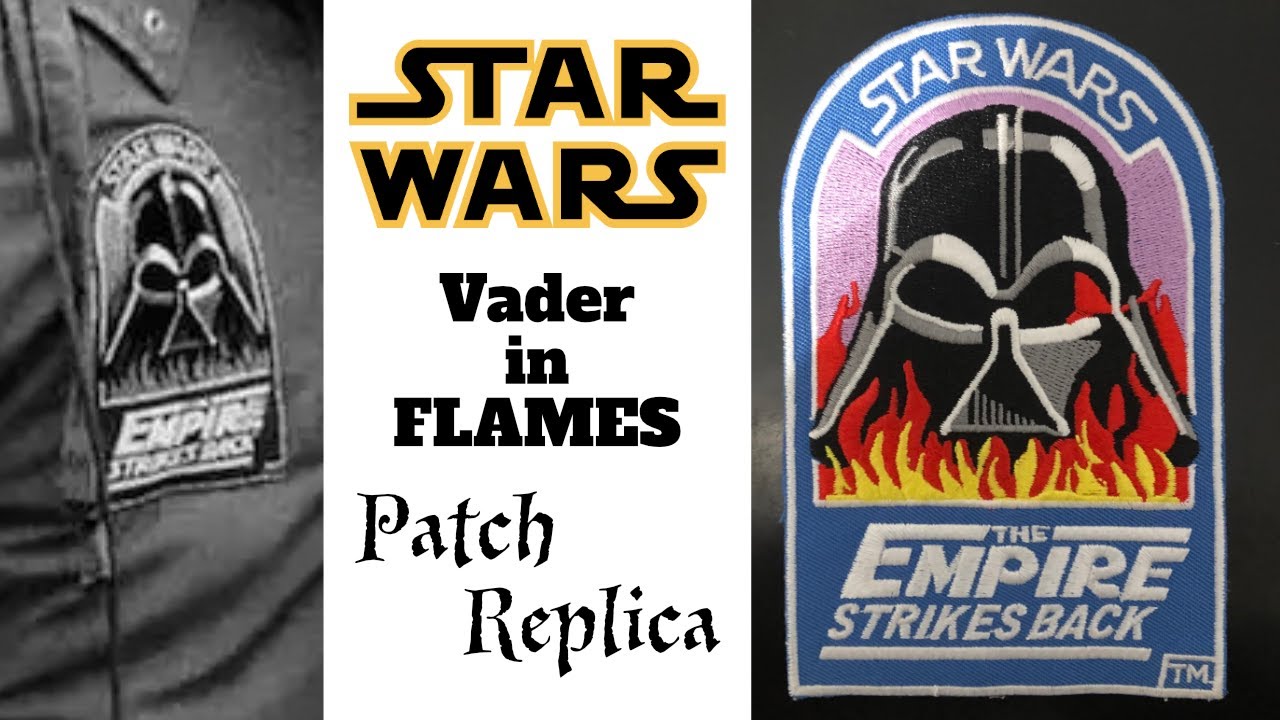 Vader in Flames Patch Replica