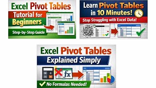 Master Excel Pivot Tables in 2026 Step-by-Step from Beginner to Pro!.
