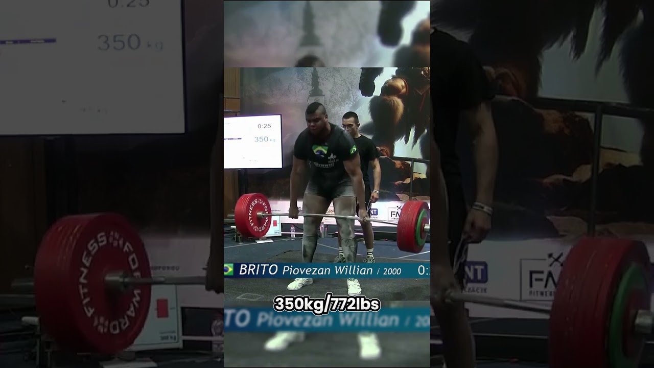 BITELO CAMPEÃO MUNDIAL NA ESLOVÁQUIA 350KG💪 