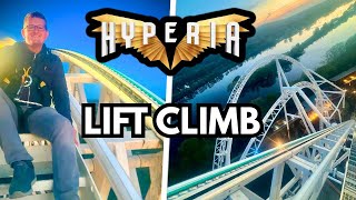 I CLIMBED Hyperia! - The UK's TALLEST Roller Coaster at Thorpe Park