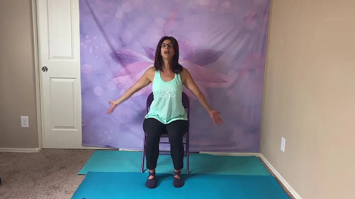 Lets Glow Together chair yoga class