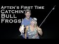 CATCHING BIG BULLFROGS with nets &amp; Our BARE HANDS! Delicious FRIED FROG LEG RECIPE - Catch and Cook!