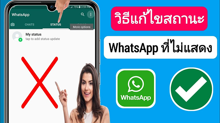 2024 Whatsapp ทำไม ของเพ อนไม ม ช วงเวลา โชว