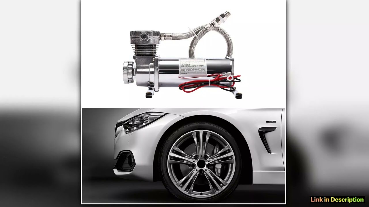 12V Car Air Compressor Ride Suspension Compressor Airpump Conversion Suspension Air Pump 200PSI for