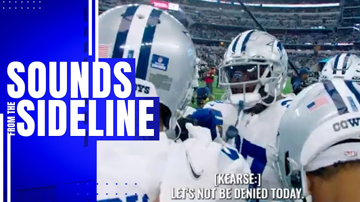 Sounds from the Sideline | #PHIvsDAL | Dallas Cowboys 2022