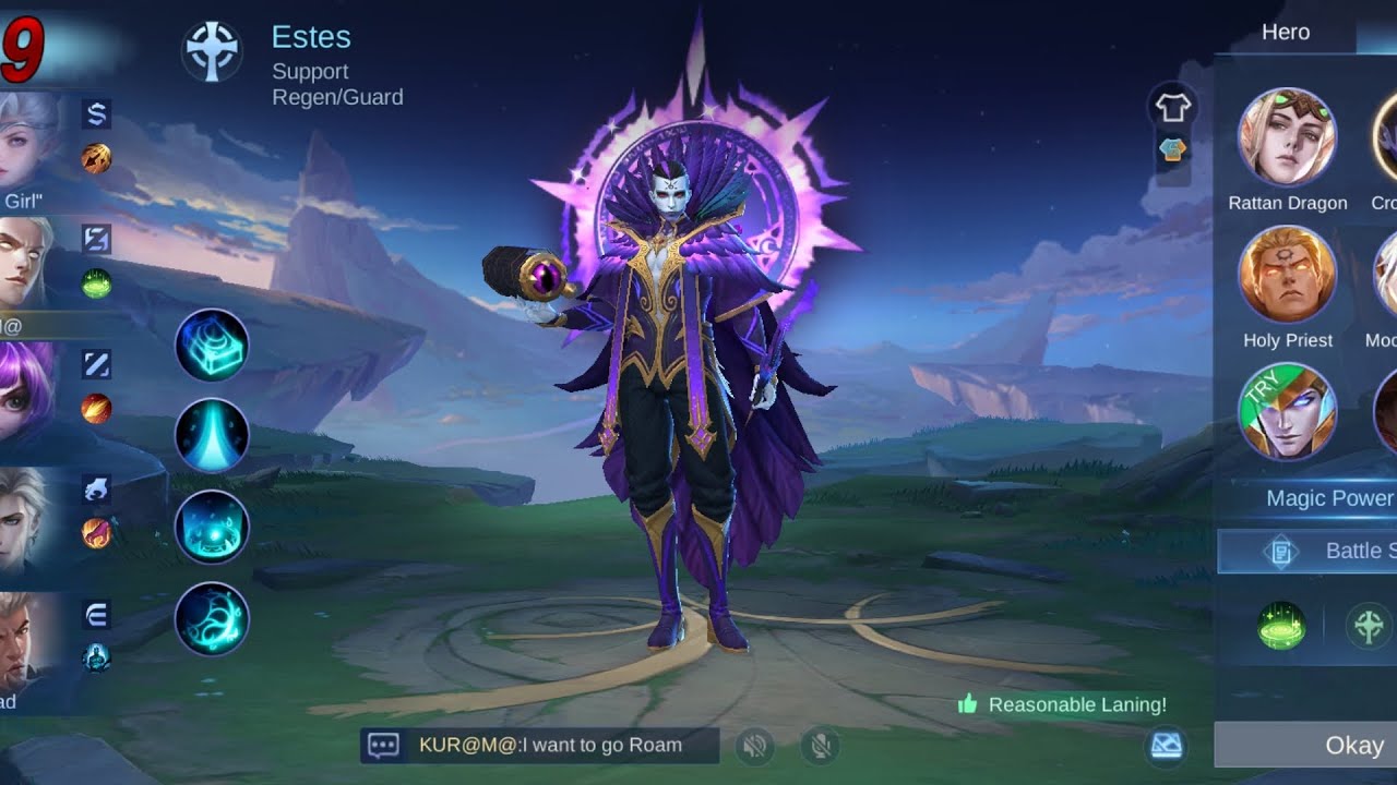 Estes "Crow Bishop" Gameplay | Mobile Legends Bang Bang