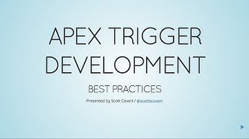 Apex Trigger Development