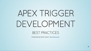 Apex Trigger Development