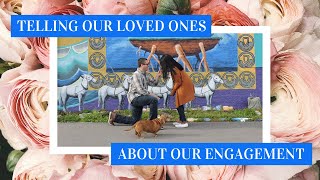 Telling Our Friends and Family We're Engaged! | Pandemic Proposal | Tiffany Khyla