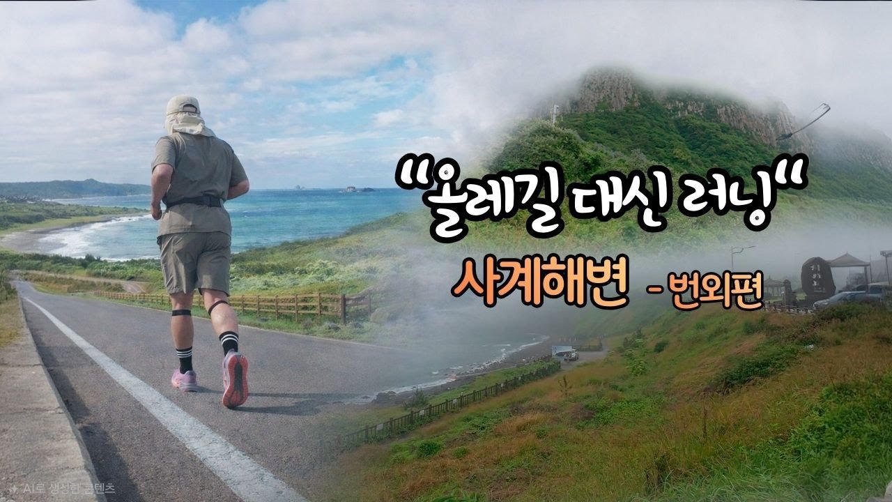[장마로 멈춘 올레길, 대신 해변을 달렸습니다🏃‍♂️ㅣ제주올레 완주 도전기ㅣ사계해변] - 번외편