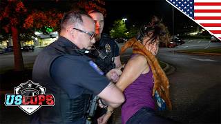 Arizona Woman Kicks Cameraman | Oxford, AL | S3E64 | US COPS