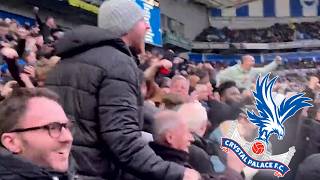 Brighton Crystal Palace 0 1 Ismaila Sarr Match Winning Goal Away Fans Eruption F