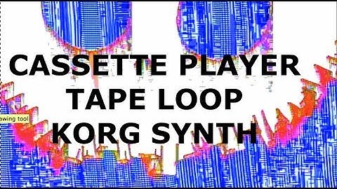 Korg Volca FM - Cassette Tape Loop - FX Pedals (Ambient Synthwave)