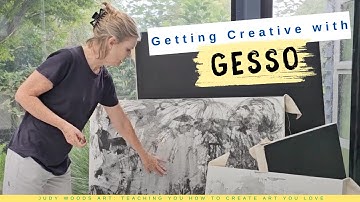 Avoid the Blank Canvas - Use Gesso to Paint