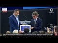 Виступ Олега Сенцова та вручення йому премії Сахарова в Європарламенті