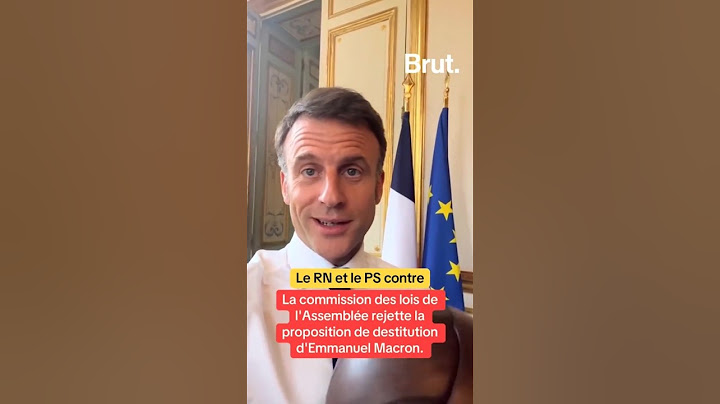 Destitution d'Emmanuel Macron : la commission des lois de l'Assemblée rejette la proposition
