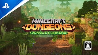 『Minecraft Dungeons: Jungle Awakens (ジャングルの目覚め)』 ローンチトレイラー