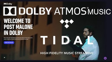 Tidal Dolby Atmos Music Setup