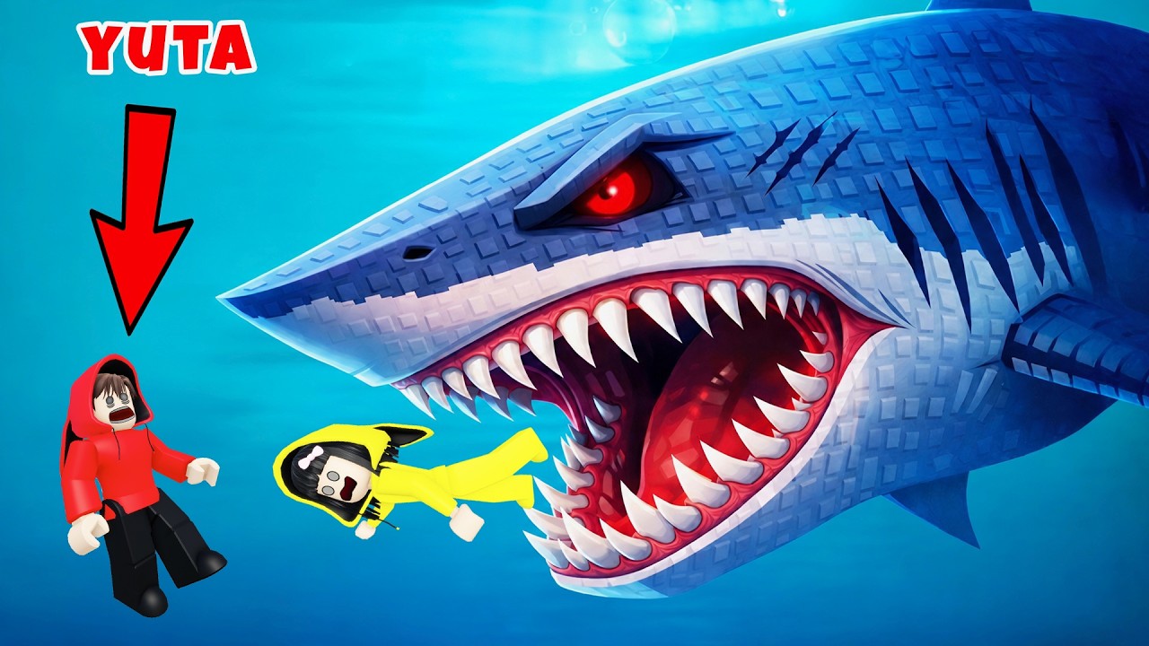 Yuta, Mio Dan Baby Celine Menangkap Ikan Lucu Untuk Dimasukan Kedalam Aquarium || ROBLOX