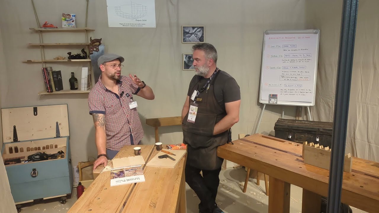 Le Stand a l'Atelier Touchons du Bois J-2