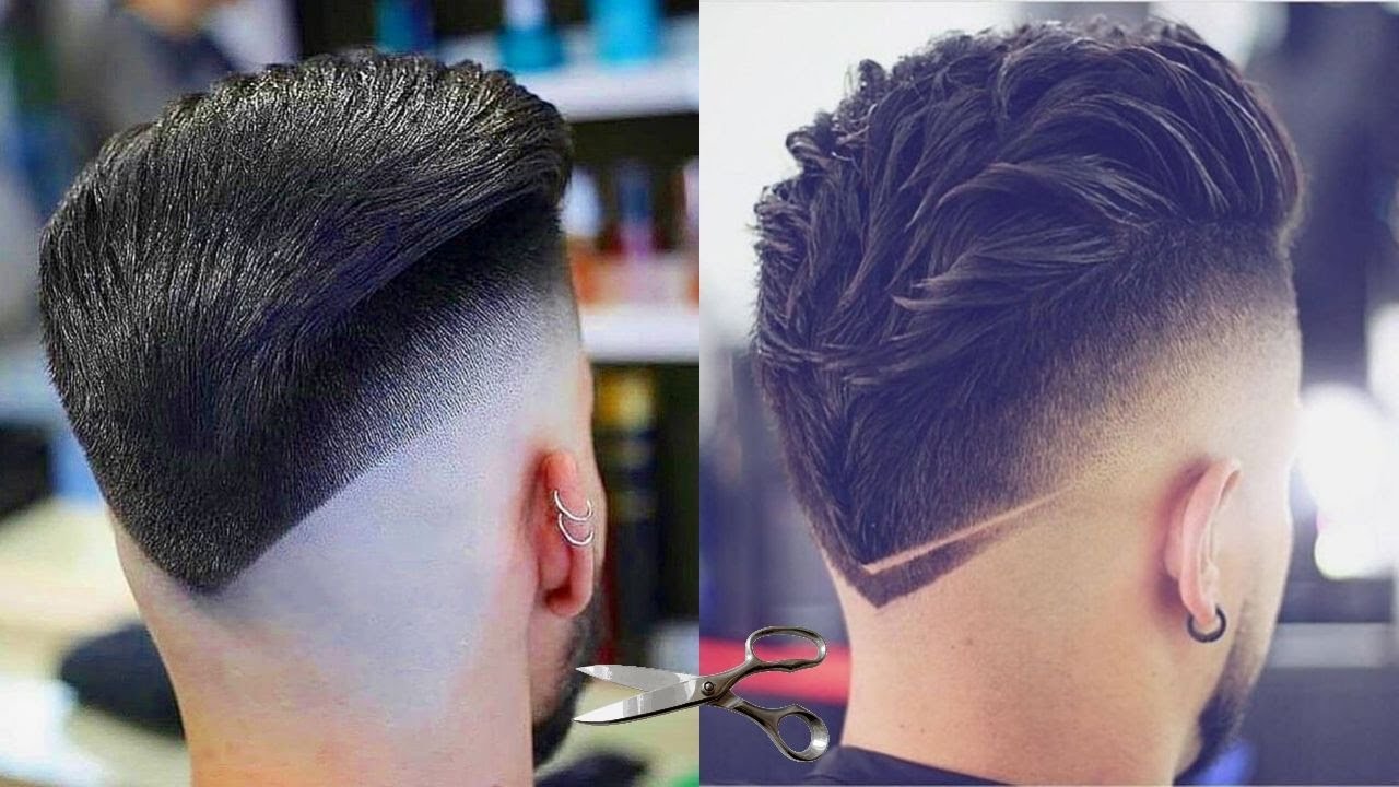 corte masculino moicano degrade