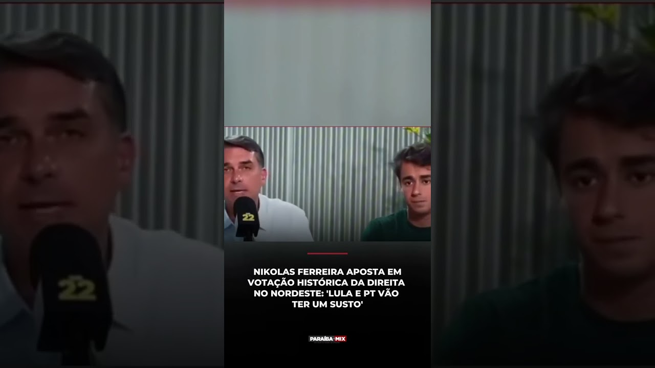 NIKOLAS FERREIRA APOSTA EM VOTAÇÃO HISTÓRICA DA DIREITA NO NORDESTE: 'LULA E PT VÃO TER UM SUSTO'