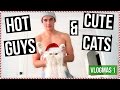 Hot Guys &amp; Cute Cats! VLOGMAS Day 1!