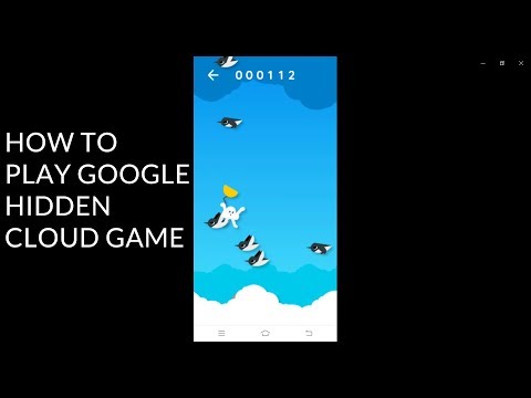 How to Play Google App Hidden Game - Floating Cloud