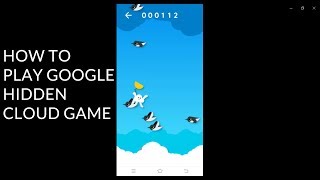 How to Play Google App Hidden Game - Floating Cloud screenshot 1