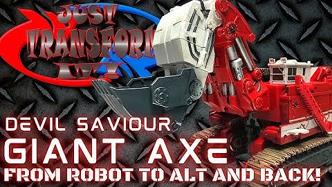 JUST TRANSFORM IT!: Devil Saviour Giant Axe (ROTF Scavenger)