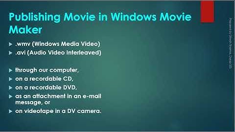 CBSE Web Applications Class 12, IT - Movie Editing Tools Part -8