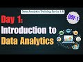 Day 1: Introduction to Data Analytics | What is Data Analytics? Beginner-Friendly Explanation