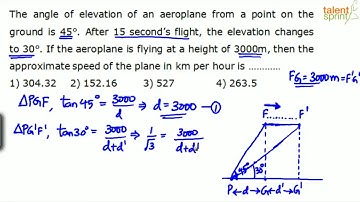 Height and Distance | Additional Example - 5 | Quantitative Aptitude | TalentSprint Aptitude Prep