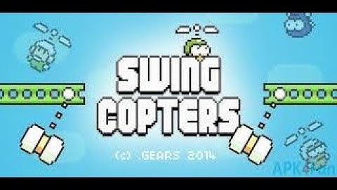 Swing Copters (Flappy Bird 2) Gameplay