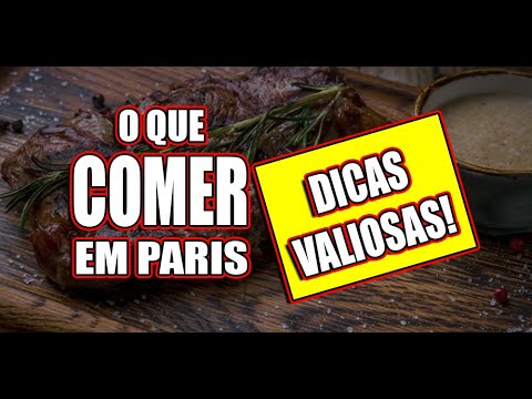 Vídeo: Comer fora com crianças em Paris - dicas e sugestões