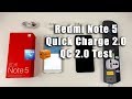 Redmi Note 5 (AI ) Quick Charge 2.0 Test