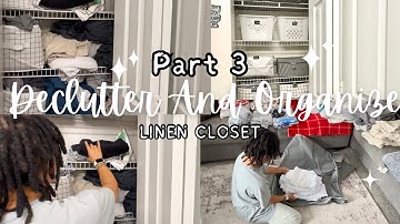 Linen Closet Declutter And Organize With Me | Organizing A Small Space | Storage Ideas On A Budget