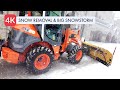 [4K] AMAZING SNOW REMOVAL AND FIRST BIG SNOWSTORM - DOWNTOWN MONTREAL (2021) || PART 2