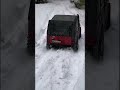 Уаз Хантер по глубокому снегу